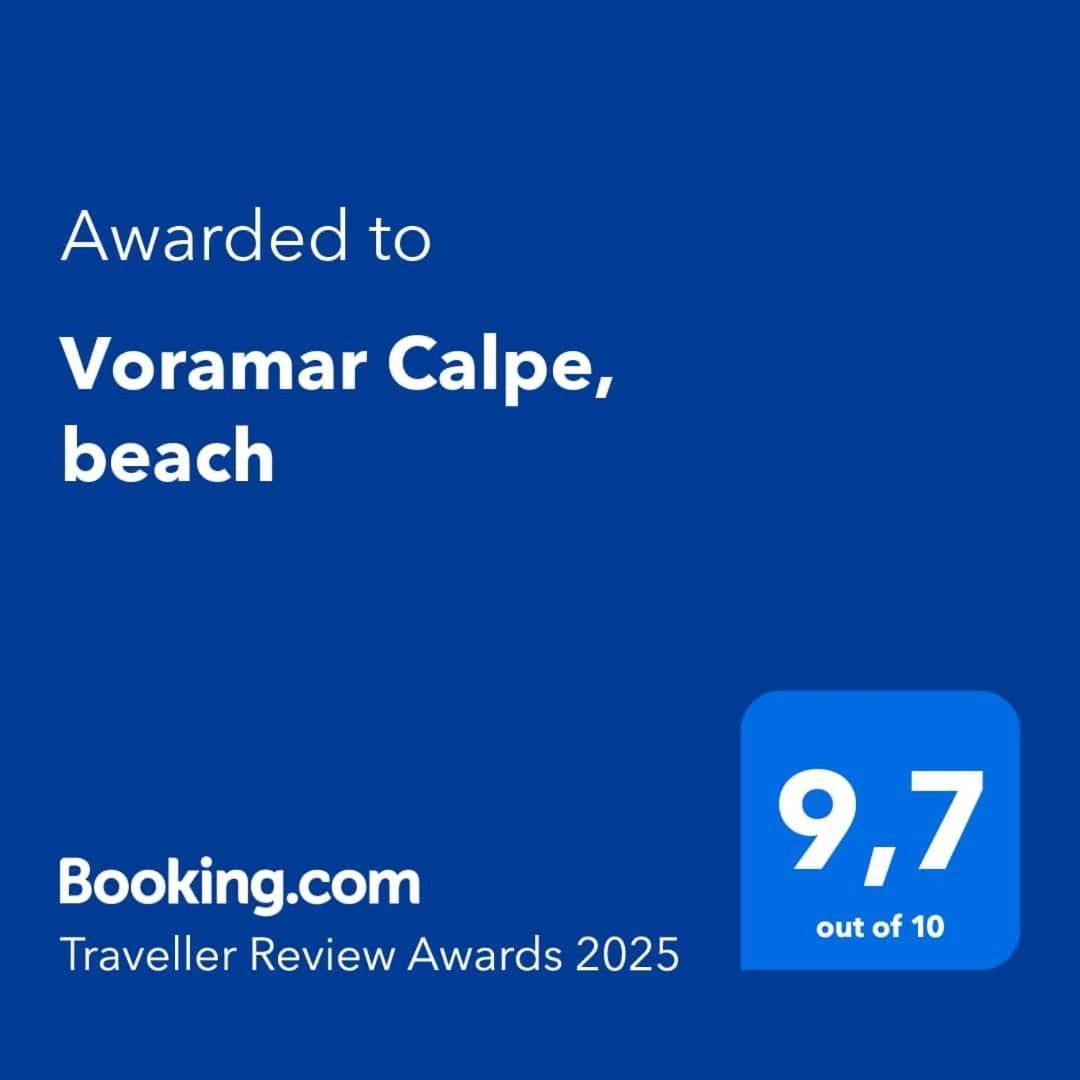 Voramar II On The Beach Calpe Exteriör bild